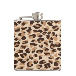 Flask Safari Leopard Print Flachmann