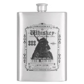 FLASK_Sanada Yukimura (Black ver.) Flachmann (Vorderseite)