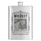 FLASK_Wolf Flachmann (Vorderseite)
