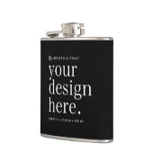 Flask Your Design Upload 6oz Flachmann (Links)