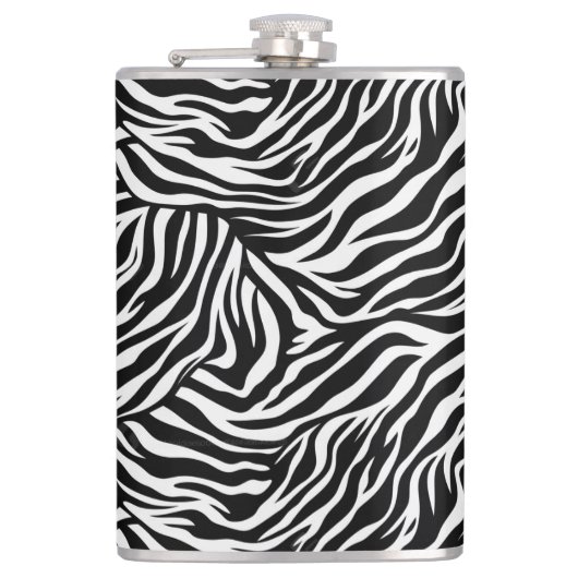 Flask Zebra Print Flachmann (Vorderseite)