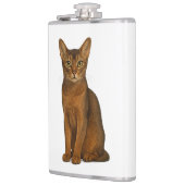 Flasques mit Chat Abyssin Ruddy Flachmann (Links)