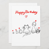 Flat 12x18 Birthday Card Dankeskarte (Vorne/Hinten)