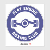 Flat 4 Motor Subie Car JDM Vinyl Stickers Aufkleber (Blatt)