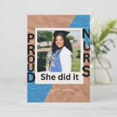 Flat Announcement Card Ankündigung (Stehend Vorderseite)