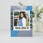 Flat Announcement Card Ankündigung (Stehend Vorderseite)