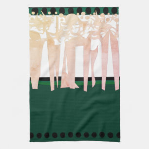 Flat ART DECO Geschirrtuch