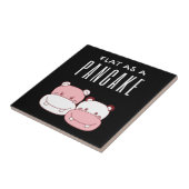 Flat as Pancake Couple Hippo | Hippo Lover Fliese (Seite)
