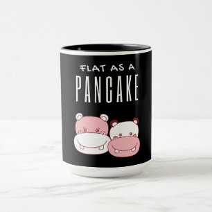 Flat as Pancake Couple Hippo Hippo Lover Tasse