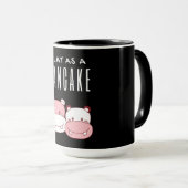 Flat as Pancake Couple Hippo | Hippo Lover Tasse (VorderseiteRechts)