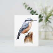 Flat Bird Card (Stehend Vorderseite)