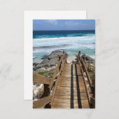 Flat Blank Card - Leben. Dankeskarte (Vorne/Hinten)