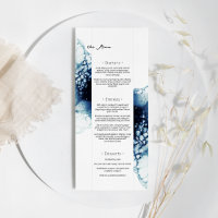 Flat Blue Nautic Hochzeit in Urlaubsort