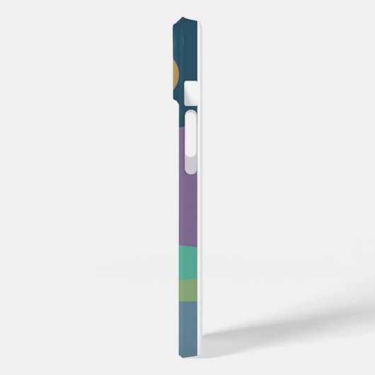 Flat Boho Abstrakt Landschaft I Telefongehäuse Case-Mate iPhone Hülle (Rückseite / Links)