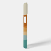 Flat Boho Abstrakte Landschaft Sonnenuntergang und Case-Mate iPhone Hülle (Rückseite / Rechts)