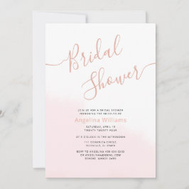 Flat Bridal Dusche Einladungskarte Einladung