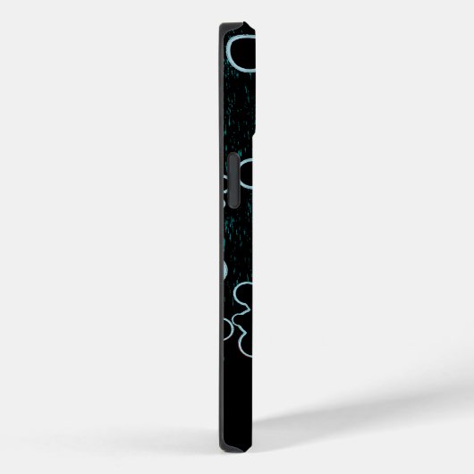 Flat Bubbles B Case-Mate iPhone Case (Rückseite / Rechts)