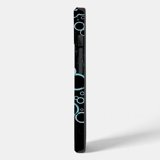 Flat Bubbles B Case-Mate iPhone Case (Rückseite / Links)