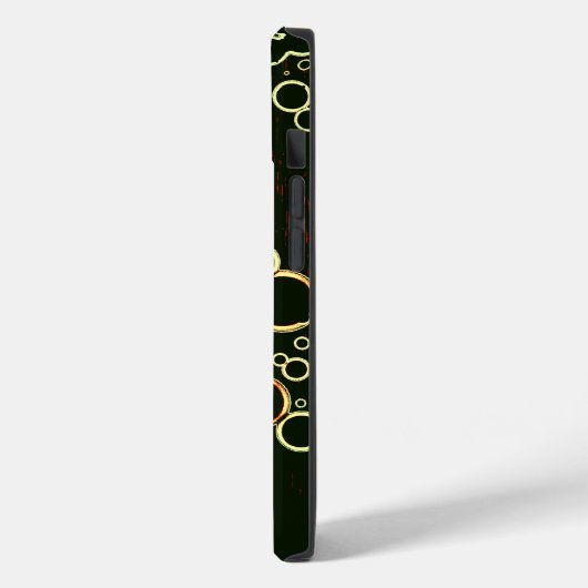 Flat Bubbles R Case-Mate iPhone Hülle (Rückseite / Links)