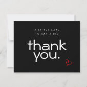 Flat Business Modern Vielen Dank Karten (Vorderseite)