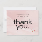 Flat Business Modern Vielen Dank Karten (Vorderseite)