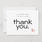 Flat Business Modern Vielen Dank Karten (Vorderseite)