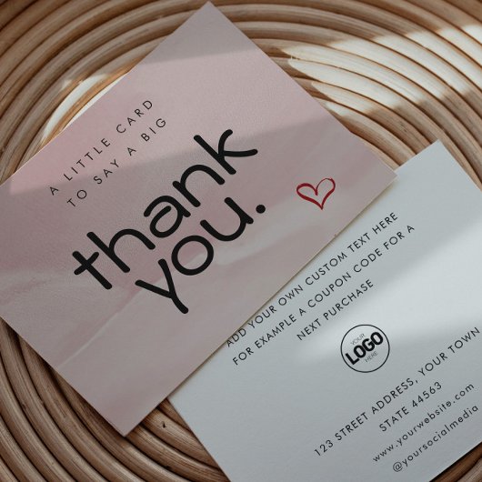 Flat Business Modern Vielen Dank Karten