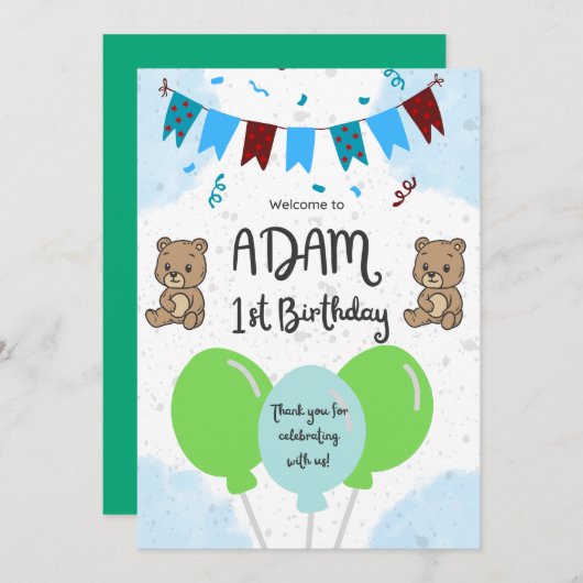 Flat Card (Vorne/Hinten)