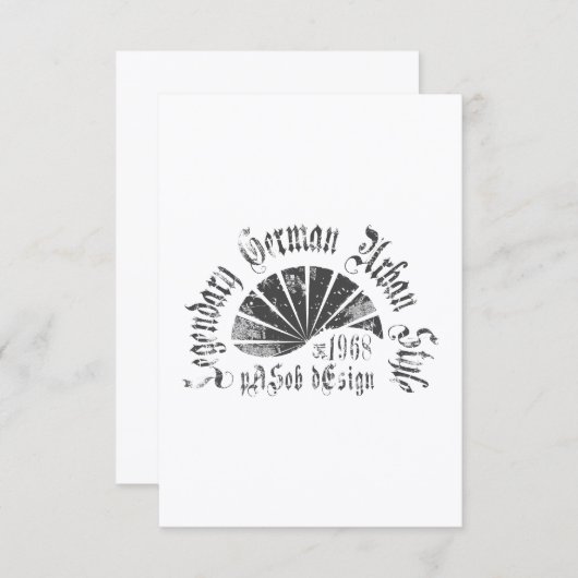 Flat Card 3.5" x 5" (Vorne/Hinten)