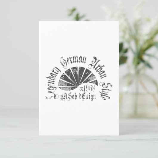 Flat Card 3.5" x 5" (Stehend Vorderseite)