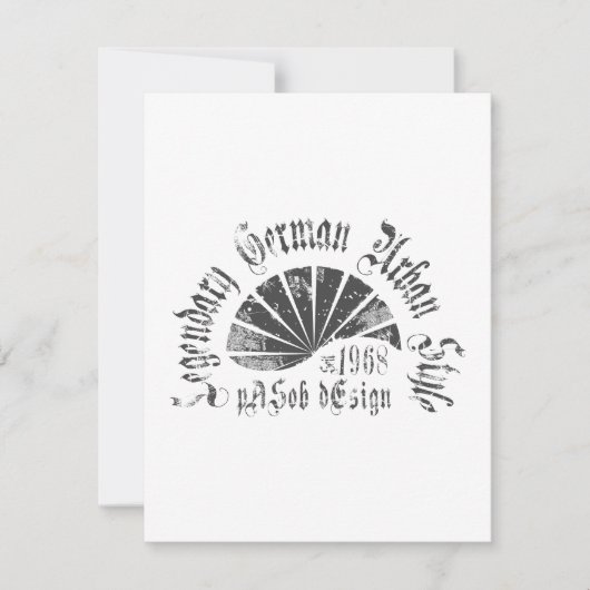 Flat Card 4.25" x 5.5" (Vorderseite)