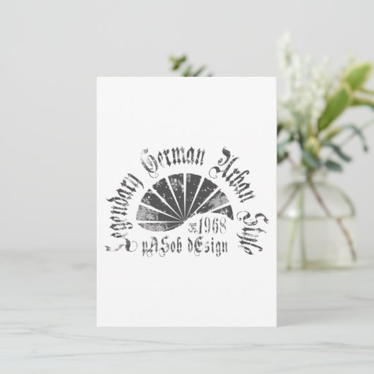 Flat Card 4.5" x 6.25" (Stehend Vorderseite)