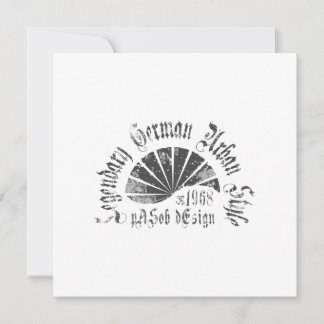 Flat Card 5.25" x 5.25" Mitteilungskarte