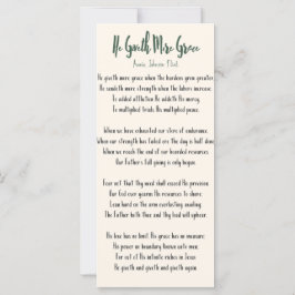 Flat Card Annie Johnson Flint Er gibt mehr Grace