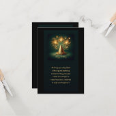 Flat Card birthday Karte (Vorderseite/Rückseite Beispiel)