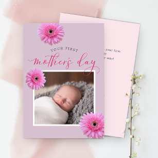Flat Card des ersten Muttertagsgeistes im Foto