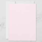 Flat Card Hochzeit speichern Sie das Datum Einladu (Rückseite)