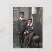 Flat Card Young Black Boys (Vorne/Hinten)