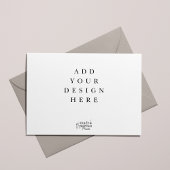 Flat Cards Printing Einladung