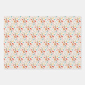 Flat Christmas Pattern Design Geschenkpapier Set (Vorderseite 2)