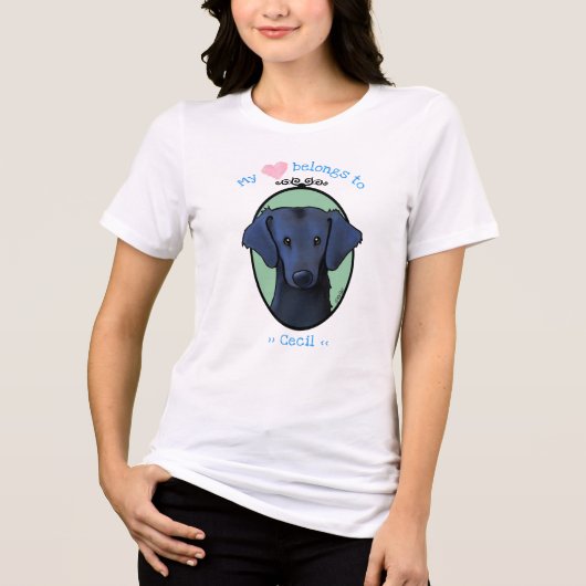 Flat Coat Retriever My Heart T - Shirt (Vorderseite)