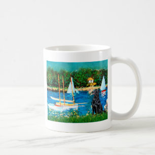 Flat Coated Retriever 1 - Segelboote Kaffeetasse