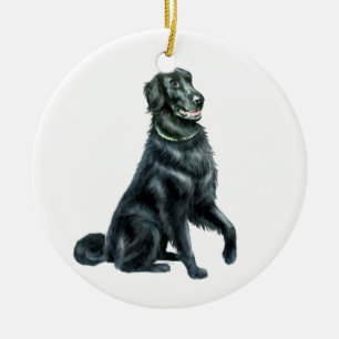 Flat Coated Retriever (A) Keramikornament