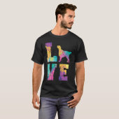 Flat Coated Retriever Love T-Shirt (Vorne ganz)