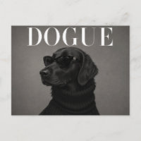 Flat Coated Retriever Luxus-Mode-Editorial