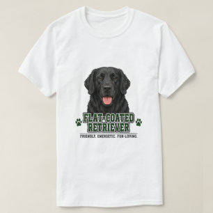 🐾 Flat-Coated Retriever 🐾 T-Shirt