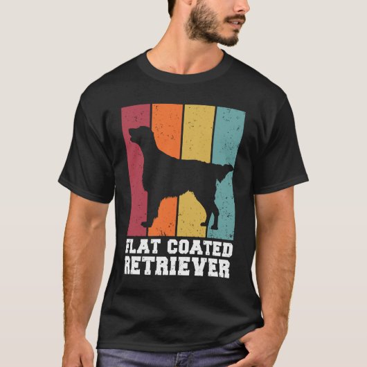 Flat Coated Retriever Vintage 2 T-Shirt (Vorderseite)