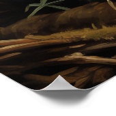Flat Coated Retriever Welpen Poster (Ecke)