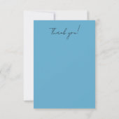 Flat Danke Card - Garden Party Bouquets (Rückseite)