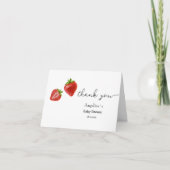 Flat danke dir Baby Dusche. (Vorderseite)